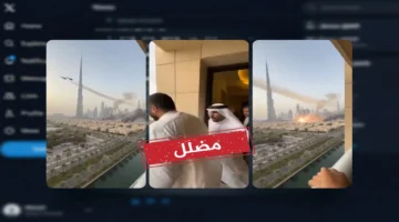 فيديو مزيف يظهر هجوماً صاروخياً يستهدف برج خليفة في دبي